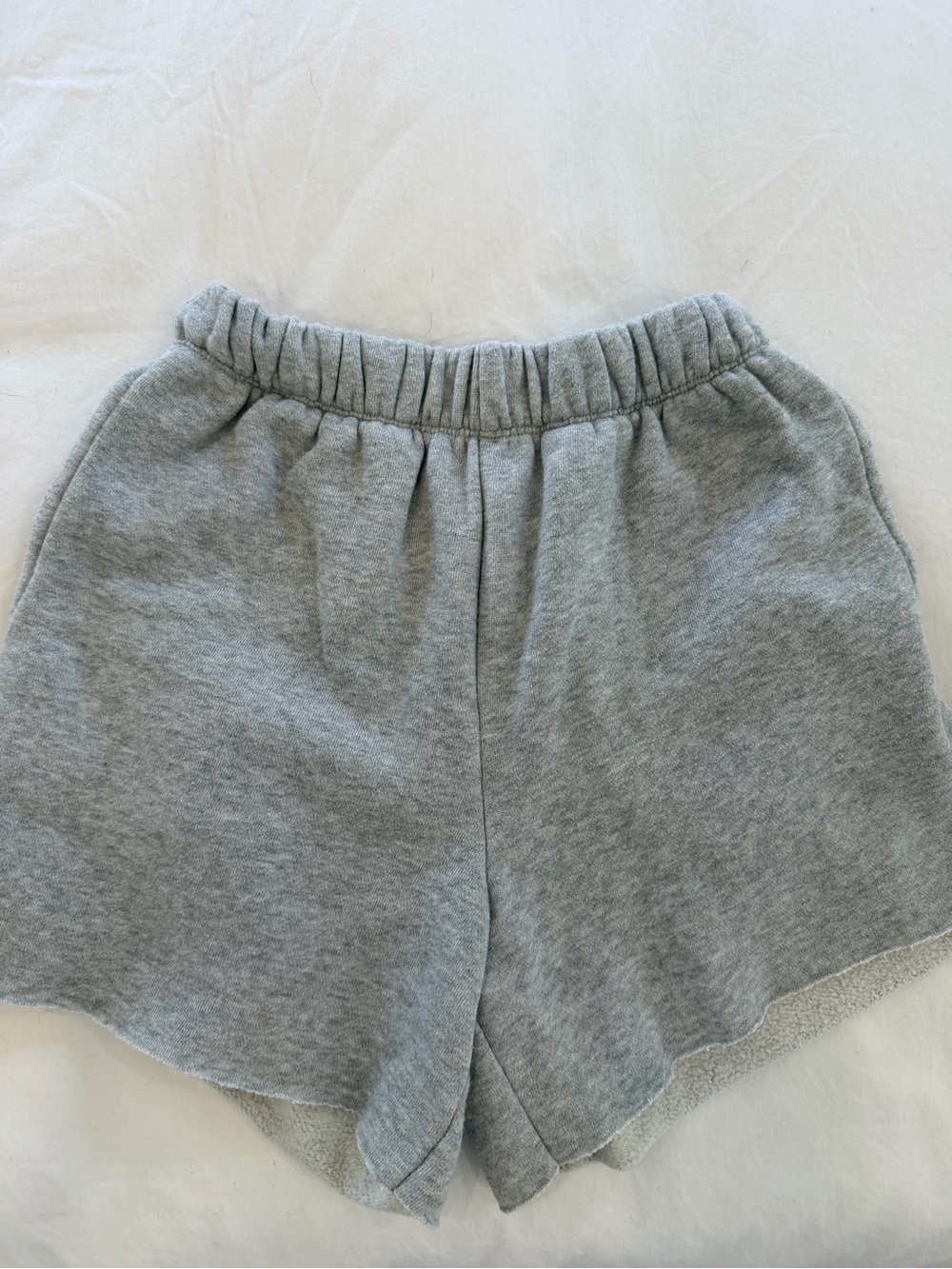 aerie Heather Gray Elastic-Waist Athletic Shorts